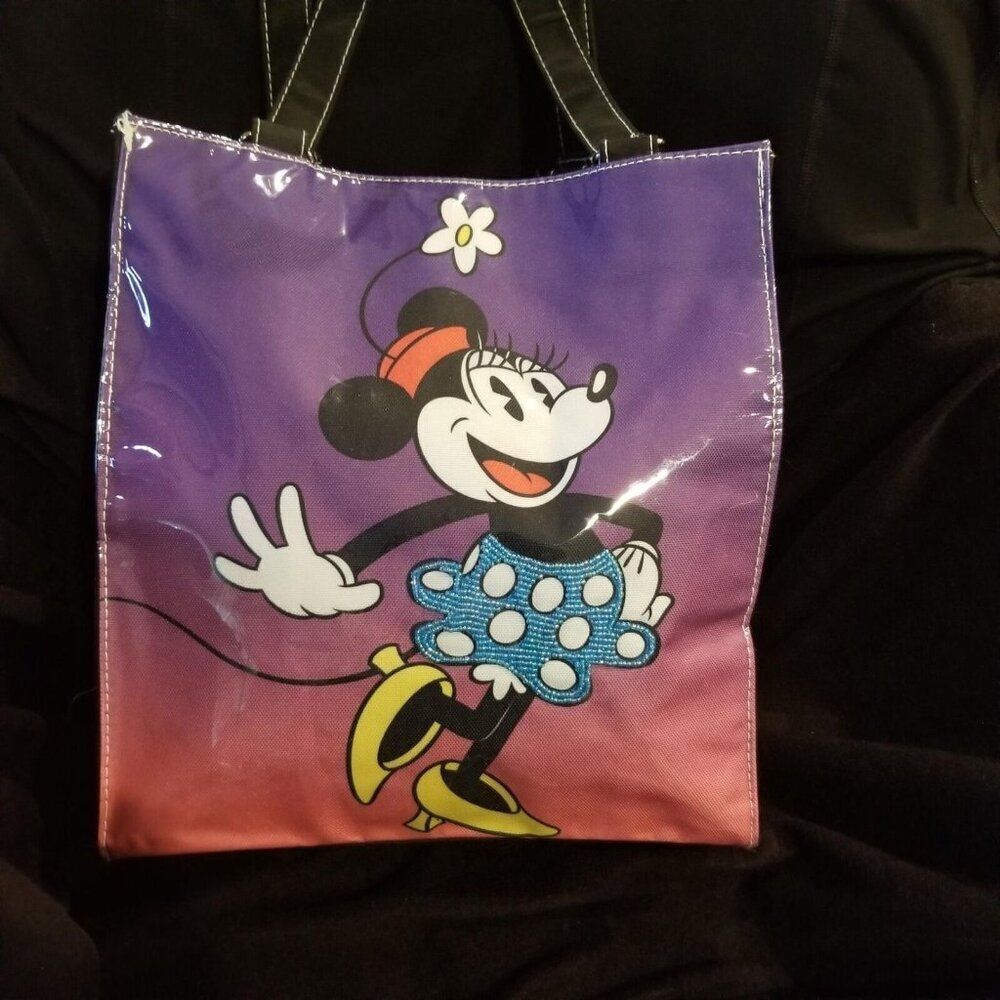 Walt Disney Minnie Mouse Beaded Skirt Tote Bag Accessory